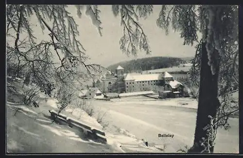 AK Bellelay, Schloss im Schnee