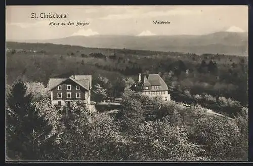 AK St. Chrischona, Haus zu den Bergen mit Waldrain