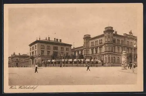 AK Wien, Blick zum Westbahnhof