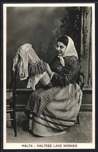 AK Malta, Maltese Lace Worker