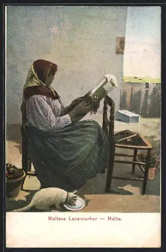 AK Malta, Maltese Lace-worker