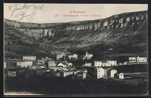 AK Touremire /Aveyron, Vue Générale