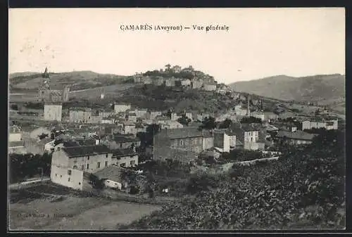 AK Camarès /Aveyron, Vue générale