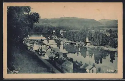 AK Capdenac /Aveyron, Les deux Ponts