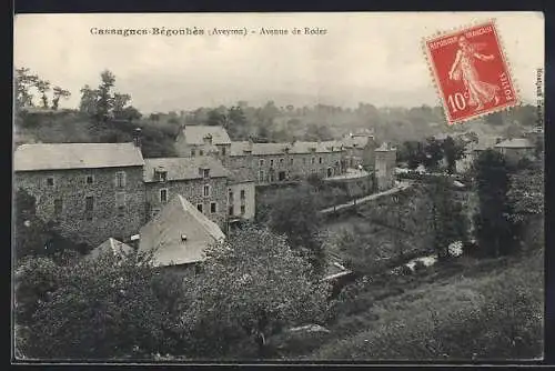 AK Cassagnes-Bégonhès /Aveyron, Avenue de Rodez