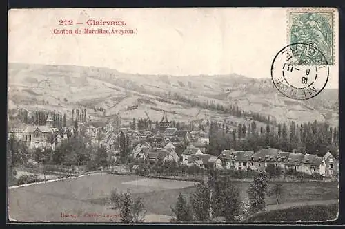 AK Clairvaux /Aveyron, Panorama