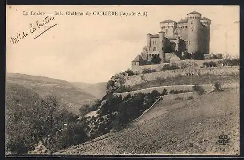 AK Cabbière, château, facade sud