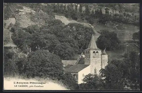 AK Le Cambon /Aveyron, Panorama
