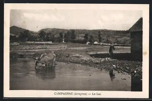 AK Campagnac /Aveyron, Le Lac