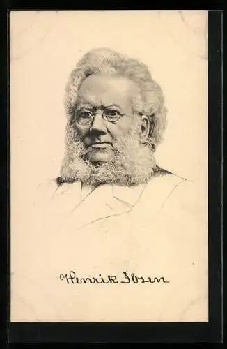 AK Henrik Ibsen, Norwegischer Dichter