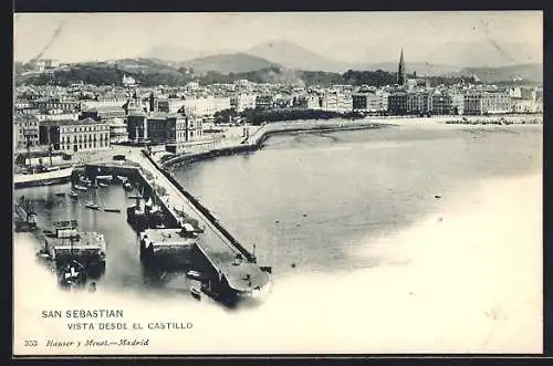 AK San Sebastian, Vista desde el Castillo