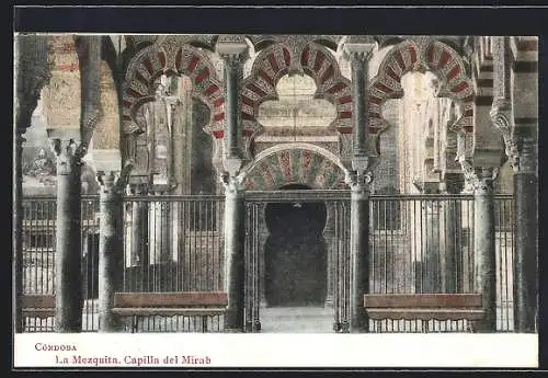 AK Córdoba, La Mezquita, Capilla del Mirab