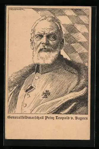 AK Generalfeldmarschall Prinz Leopold von Bayern
