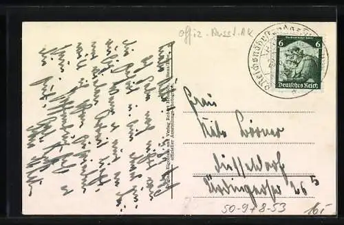 AK Frankfurt, 3. Reichsnährstandsausstellung 1936, Prämierter Höhenviehbulle