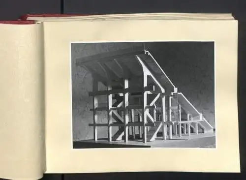 Fotoalbum mit 73 Fotografien, Ansicht Wien, Ernst-Happel-Stadion /Praterstadion, Ausbau 1956-1959, Baumeister