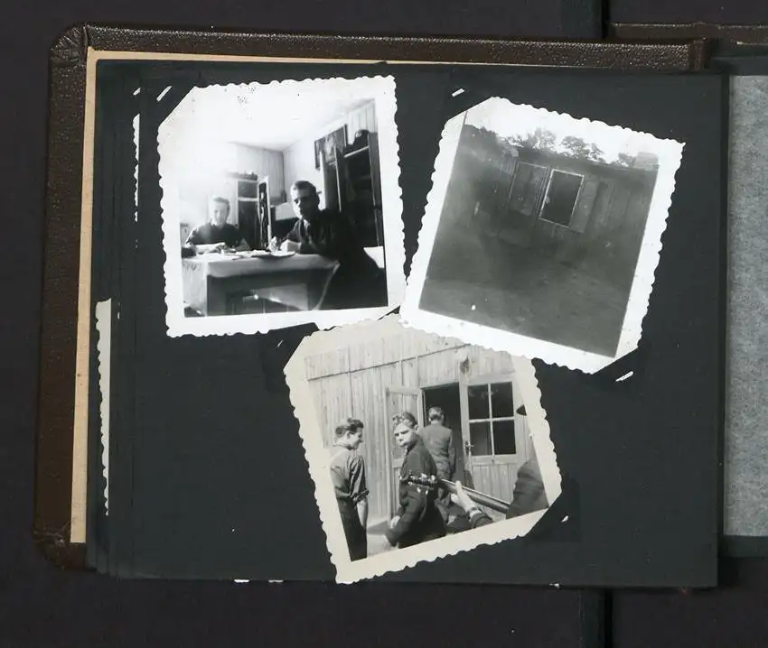 Fotoalbum mit 33 Fotografien, KVP Grenzregiment 36, Berlin-Rummelsburg, Kasernierte Volkspolizei, Uniform, 1955 9