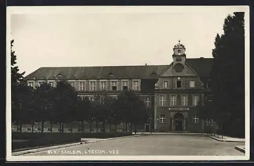 AK Berlin-Dahlem, Blick zum Lyzeum