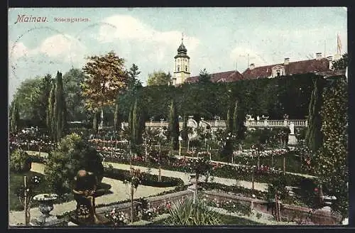 AK Mainau, Rosengarten