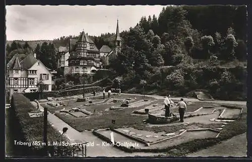 AK Triberg i. Schwarzwald, Klein-Golfplatz