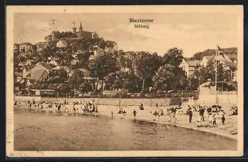 AK Hamburg-Blankenese, Teilansicht mit Süllberg