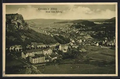 AK Gerolstein /Eifel, Blick vom Auberg