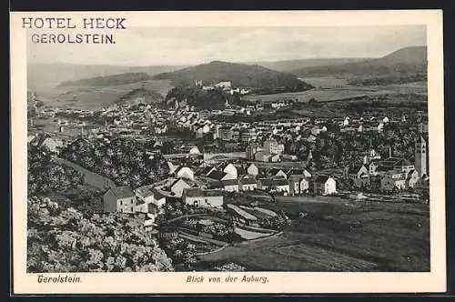 AK Gerolstein, Blick von der Auburg