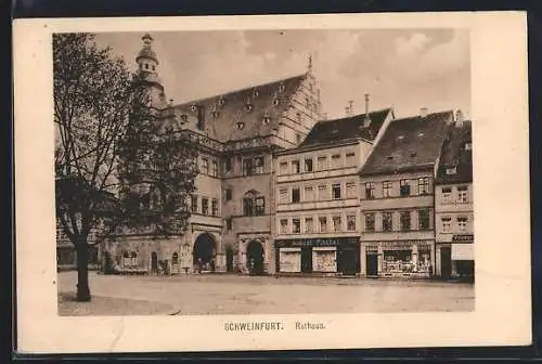 AK Schweinfurt, vor dem Rathaus