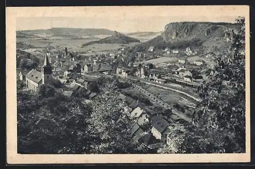 AK Gerolstein, Gesamtansicht mit den Eifel-Dolomiten