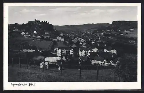 AK Gerolstein /Eifel, Ortsansicht aus der Vogelschau