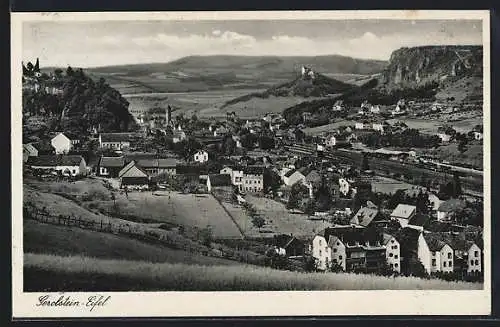 AK Gerolstein /Eifel, Panorama von einen Berg aus