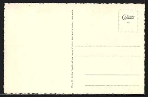 AK Gerolstein /Eifel, Totalansicht von einer Anhöhe aus