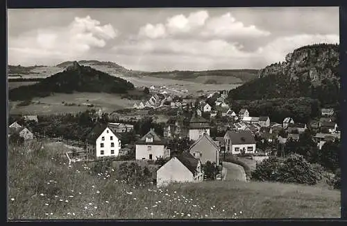 AK Gerolstein, Gesamtansicht mit den Eifel-Dolomiten