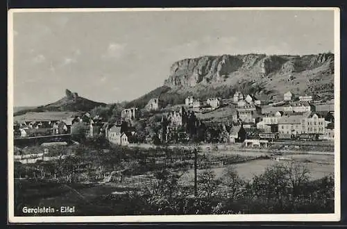 AK Gerolstein /Eifel, Ortsansicht aus der Vogelschau