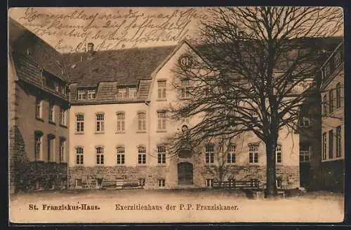 AK Werl, St. Franziskus-Haus, Exerzitienhaus der P.P. Franziskaner