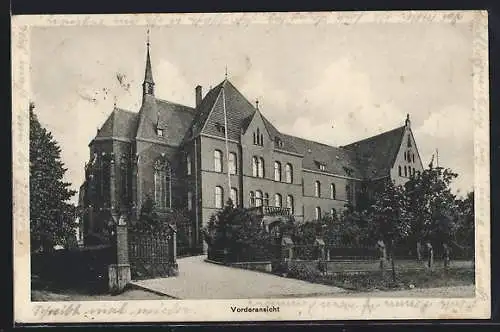 AK Bad Werl i. W., Vorderansicht vom Mariannen-Hospital