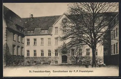 AK Werl, St. Franziskus-Haus, Exerzitienhaus der P.P. Franziskaner