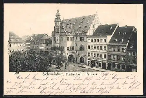 AK Schweinfurt, Partie beim Rathaus