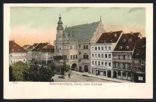 AK Schweinfurt, Partie beim Rathaus