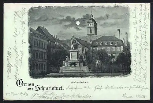 AK Schweinfurt, Rückertdenkmal