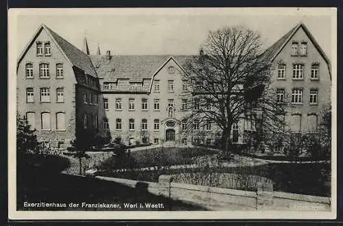 AK Werl i. Westf., Exerzitienhaus der Franziskaner