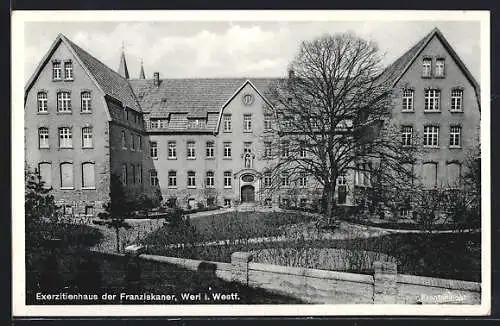 AK Werl i. Westf., Exerzitienhaus der Franziskaner