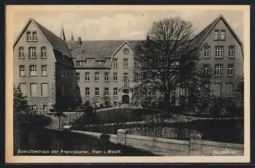 AK Werl i. Westf., Exerzitienhaus der Franziskaner