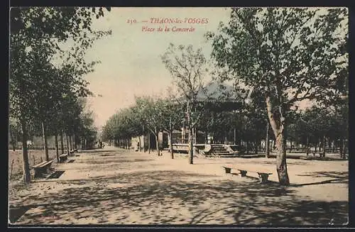 AK Thaon-les-Vosges, Place de la Concorde