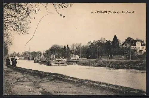 AK Thaon-les-Vosges, Le Canal