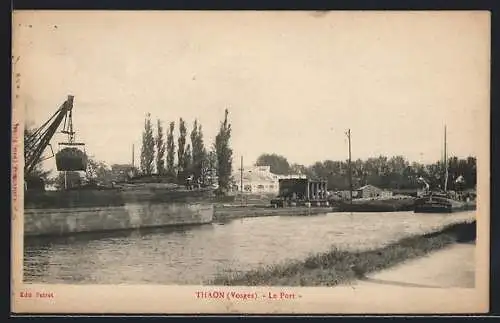 AK Thaon-les-Vosges, Le Port