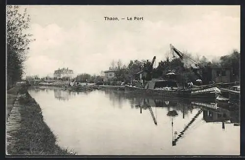 AK Thaon-les-Vosges, Le Port