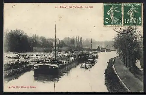 AK Thaon-les-Vosges, Le Port