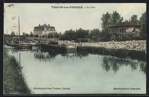 AK Thaon-les-Vosges, Le Port