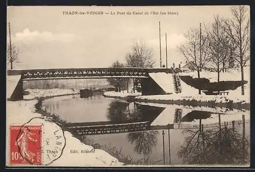 AK Thaon-les-Vosges, Le Pont du Canal de l`Est