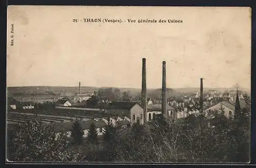 AK Thaon-les-Vosges, Vue gènèrale des Usines